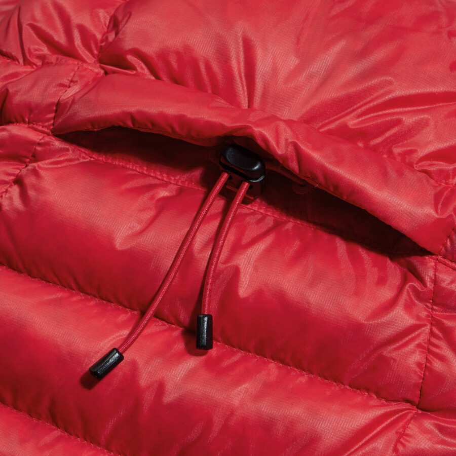 las mujeres del mtn areté ultra abajo con capucha - rojo berghaus