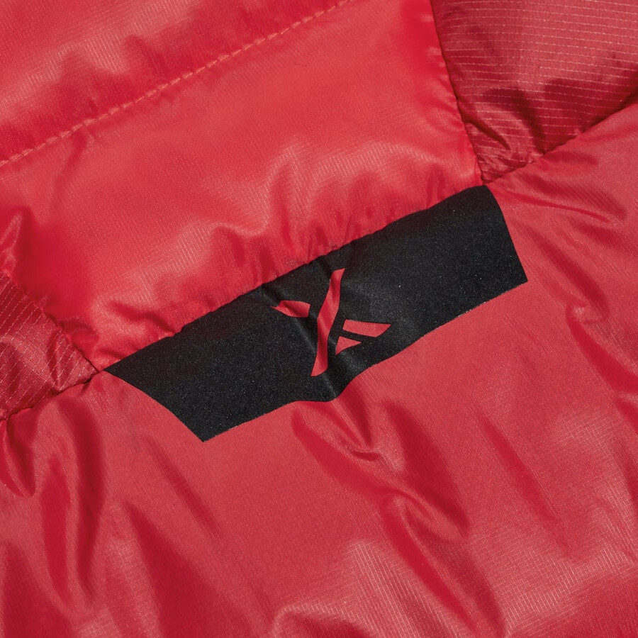 las mujeres del mtn areté ultra abajo con capucha - rojo berghaus