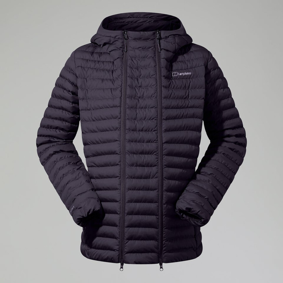 la mujer nula con capucha de la maternidad 2in1 chaqueta - negro berghaus