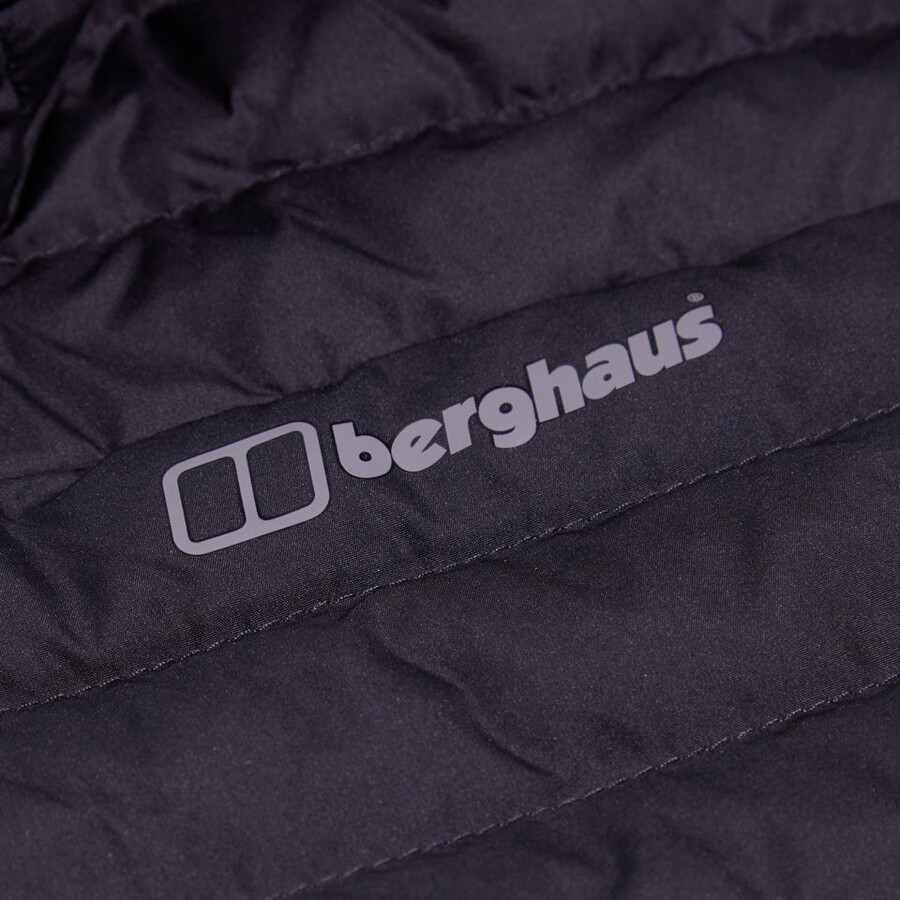 la mujer nula con capucha de la maternidad 2in1 chaqueta - negro berghaus
