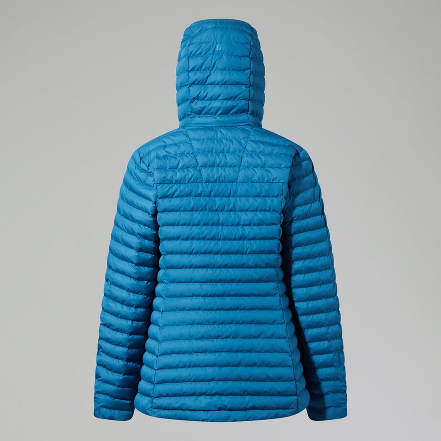 la mujer nula con capucha de la maternidad 2in1 chaqueta turquesa berghaus