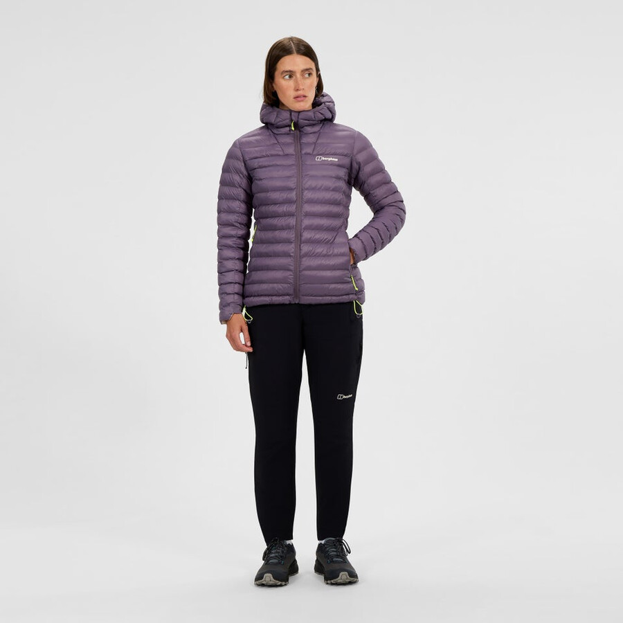 la mujer trail-nómada sintético chaqueta de aislamiento - púrpura berghaus