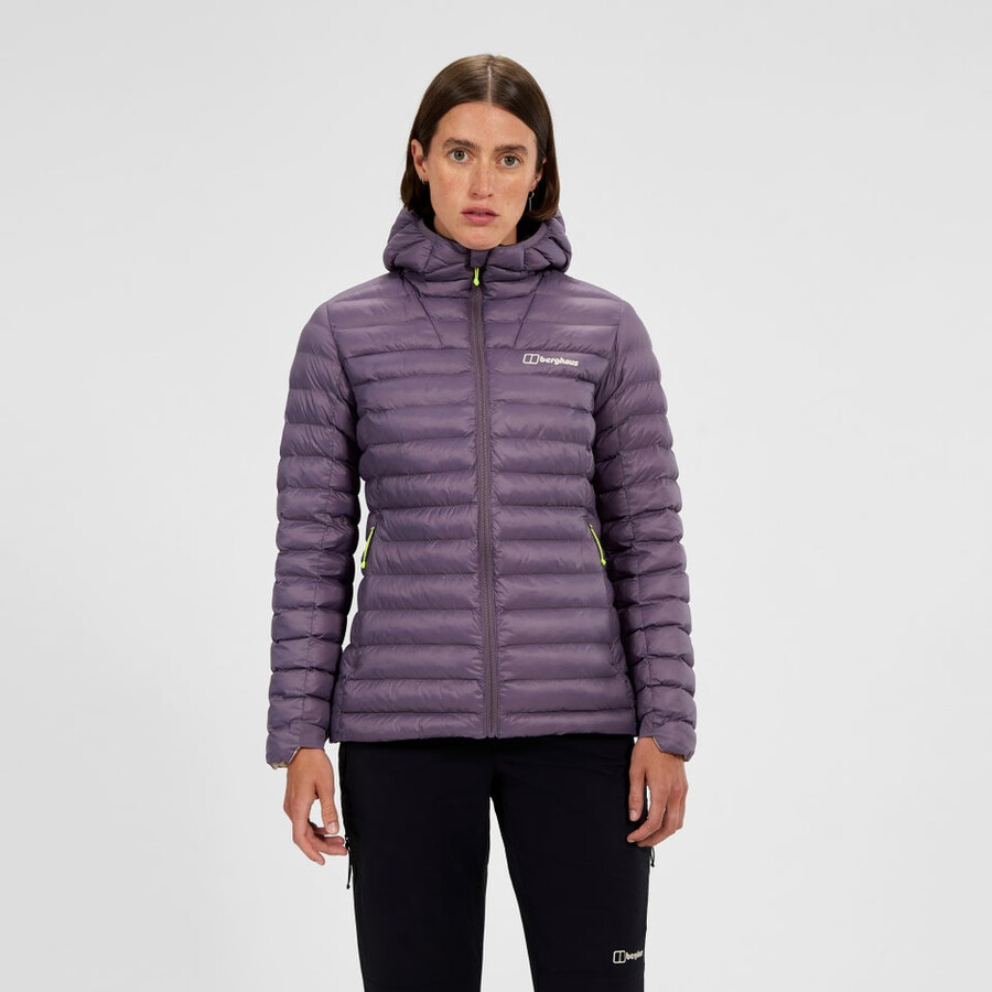 la mujer trail-nómada sintético chaqueta de aislamiento - púrpura berghaus