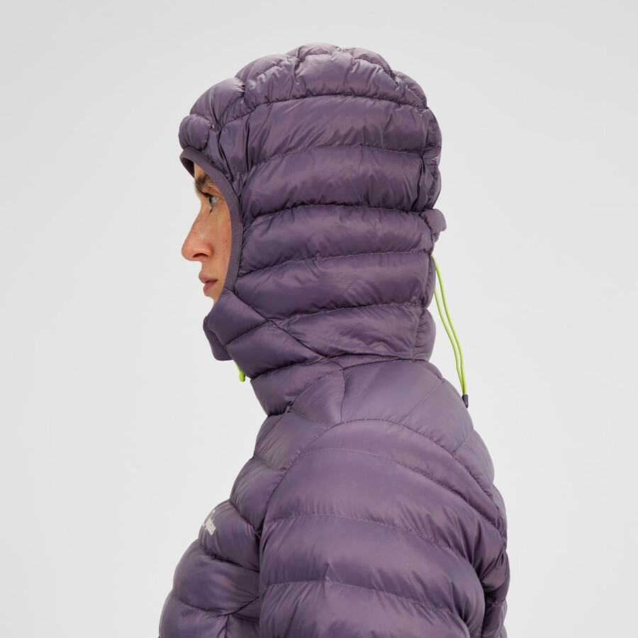 la mujer trail-nómada sintético chaqueta de aislamiento - púrpura berghaus