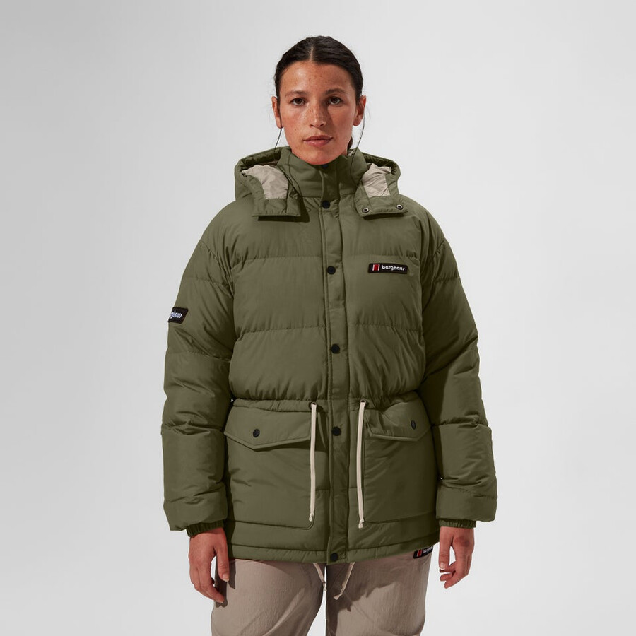 unisex lumley abajo chaqueta - verdegris berghaus