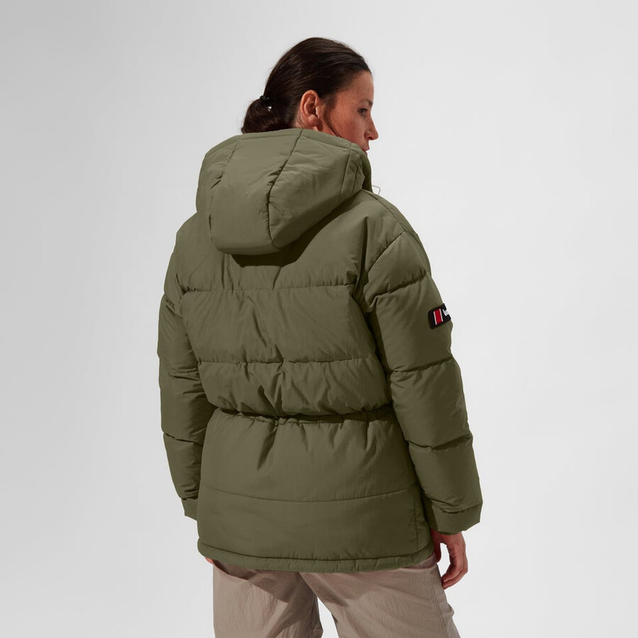 unisex lumley abajo chaqueta - verdegris berghaus