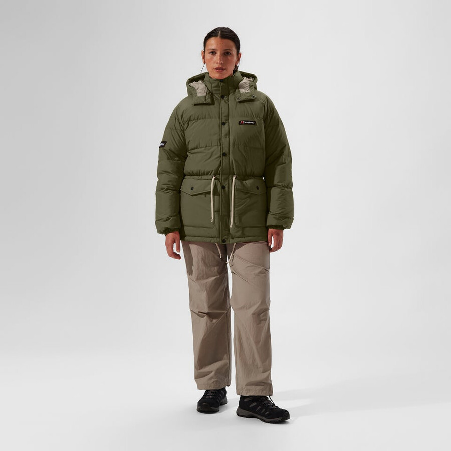 unisex lumley abajo chaqueta - verdegris berghaus
