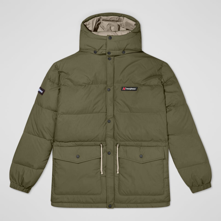 unisex lumley abajo chaqueta - verdegris berghaus