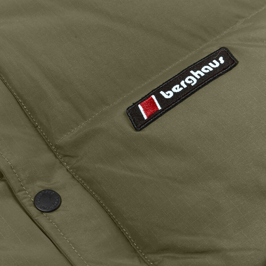 unisex lumley abajo chaqueta - verdegris berghaus