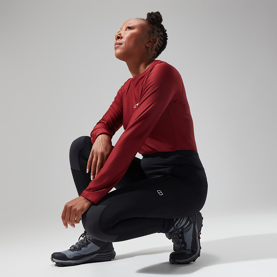 la mujer lelyur trekking medias - black berghaus