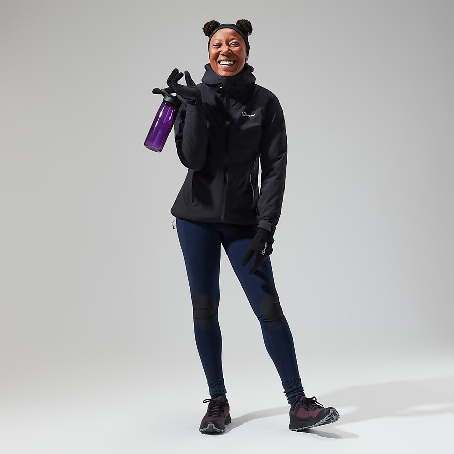 la mujer lelyur trekking medias - azul oscuronegro berghaus