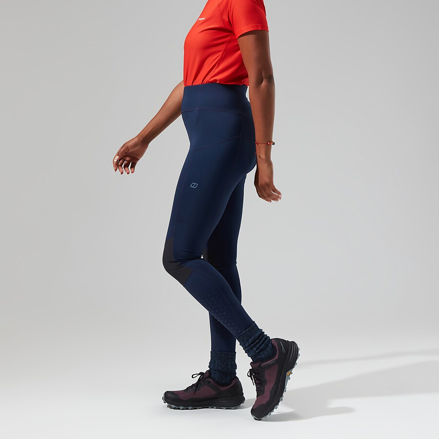 la mujer lelyur trekking medias - azul oscuronegro berghaus