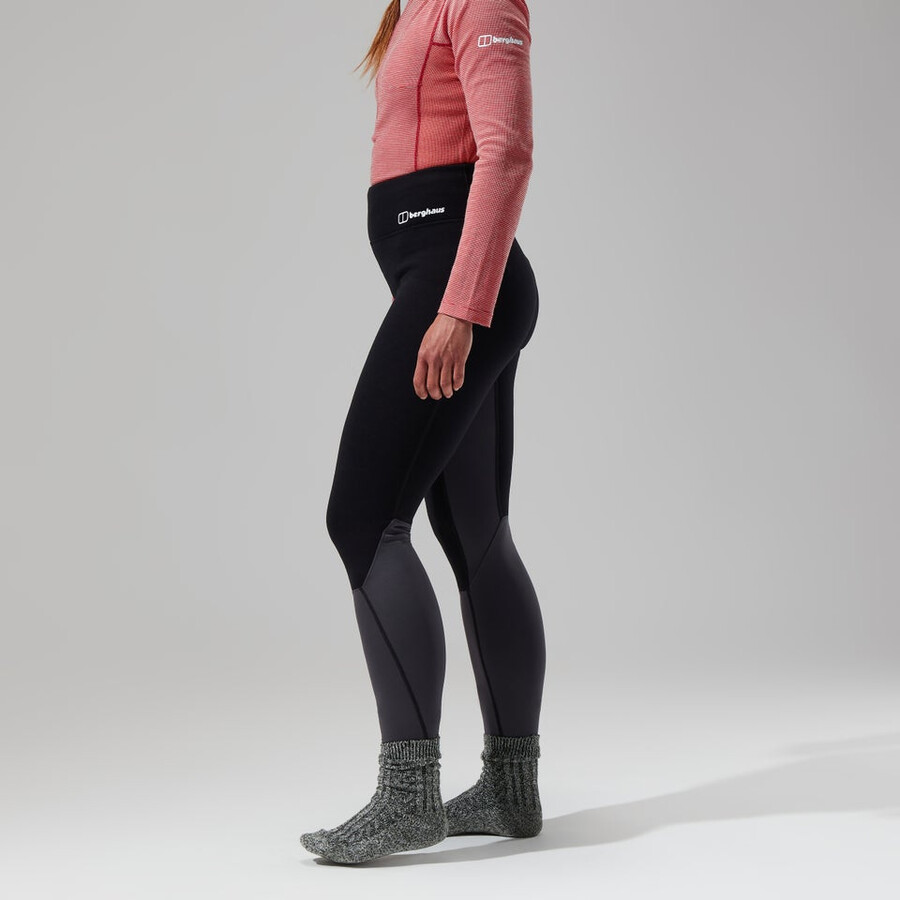 las mujeres del mtn buscador de san legging negrogris berghaus