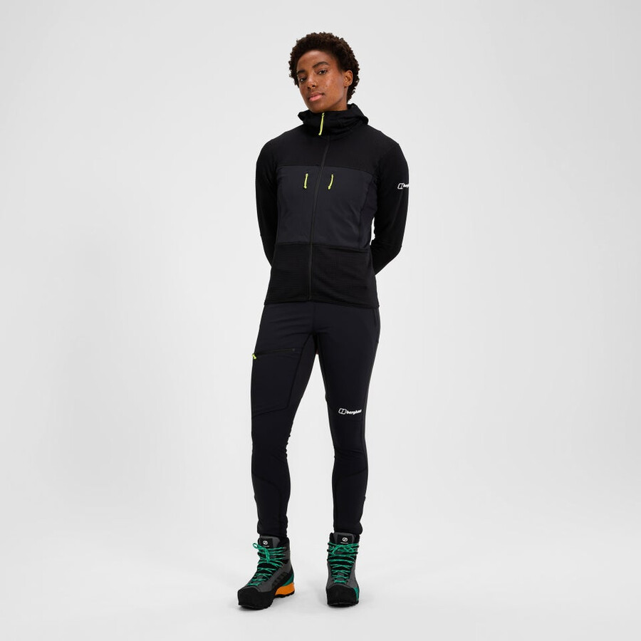 las mujeres del mtn guía alpino legging negro berghaus