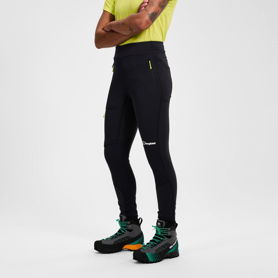 las mujeres del mtn guía alpino legging negro berghaus