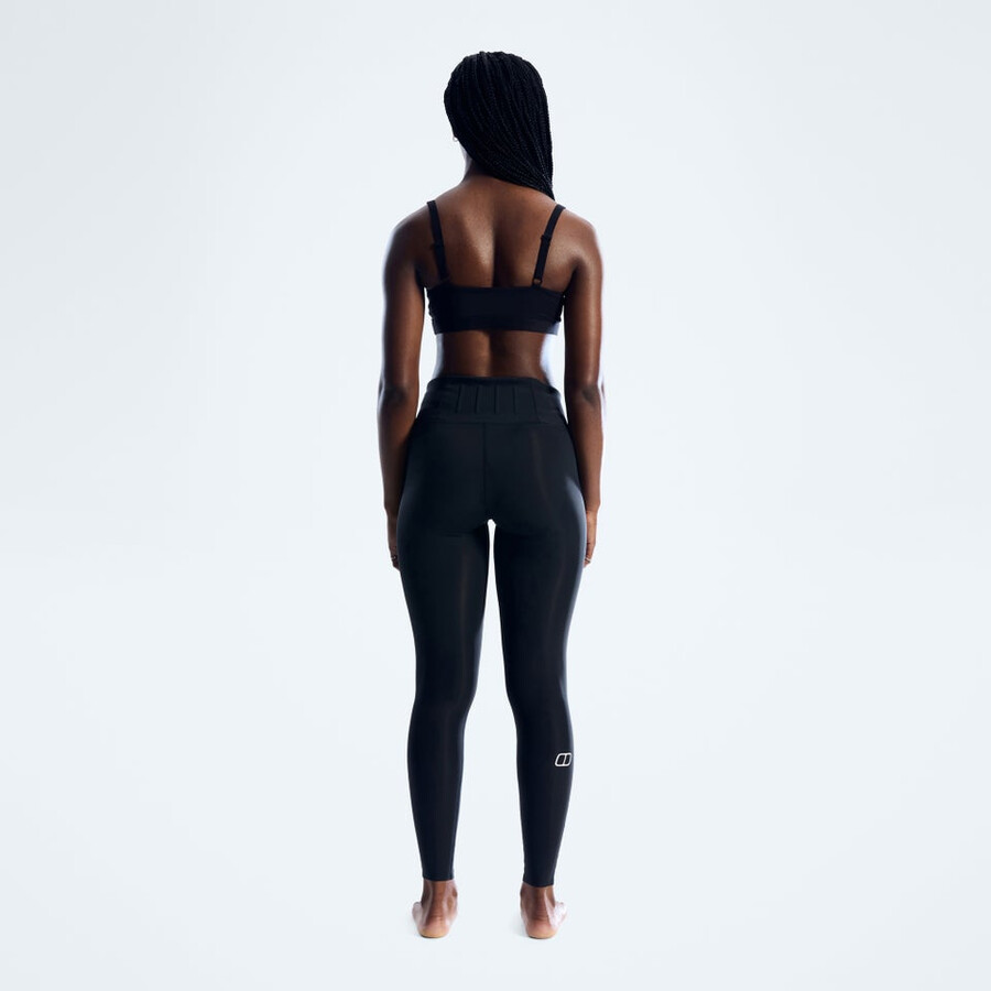 la mujer farren leggings - jet negro berghaus