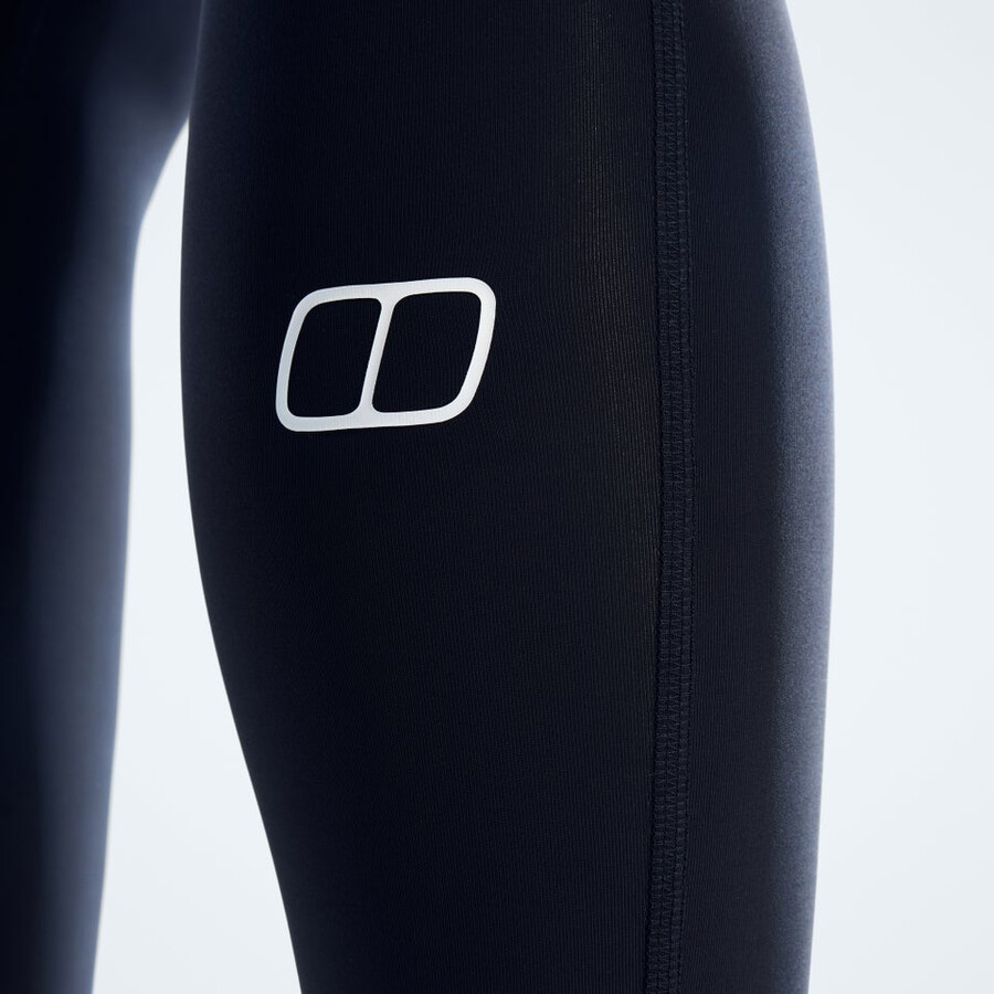 la mujer farren leggings - jet negro berghaus