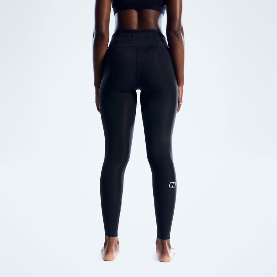 la mujer farren leggings - jet negro berghaus