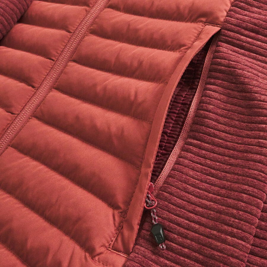la mujer nula híbrido sintético chaqueta de aislamiento - rojo berghaus