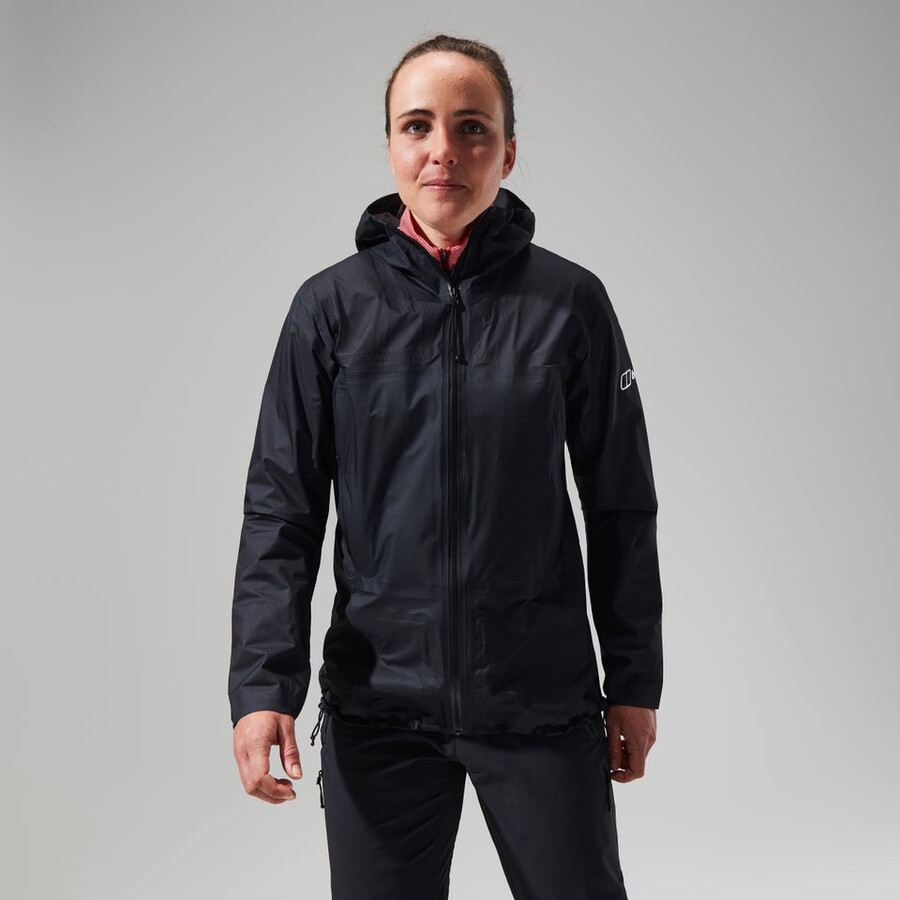 las mujeres del mtn guía de hyper alfa chaqueta - negro berghaus