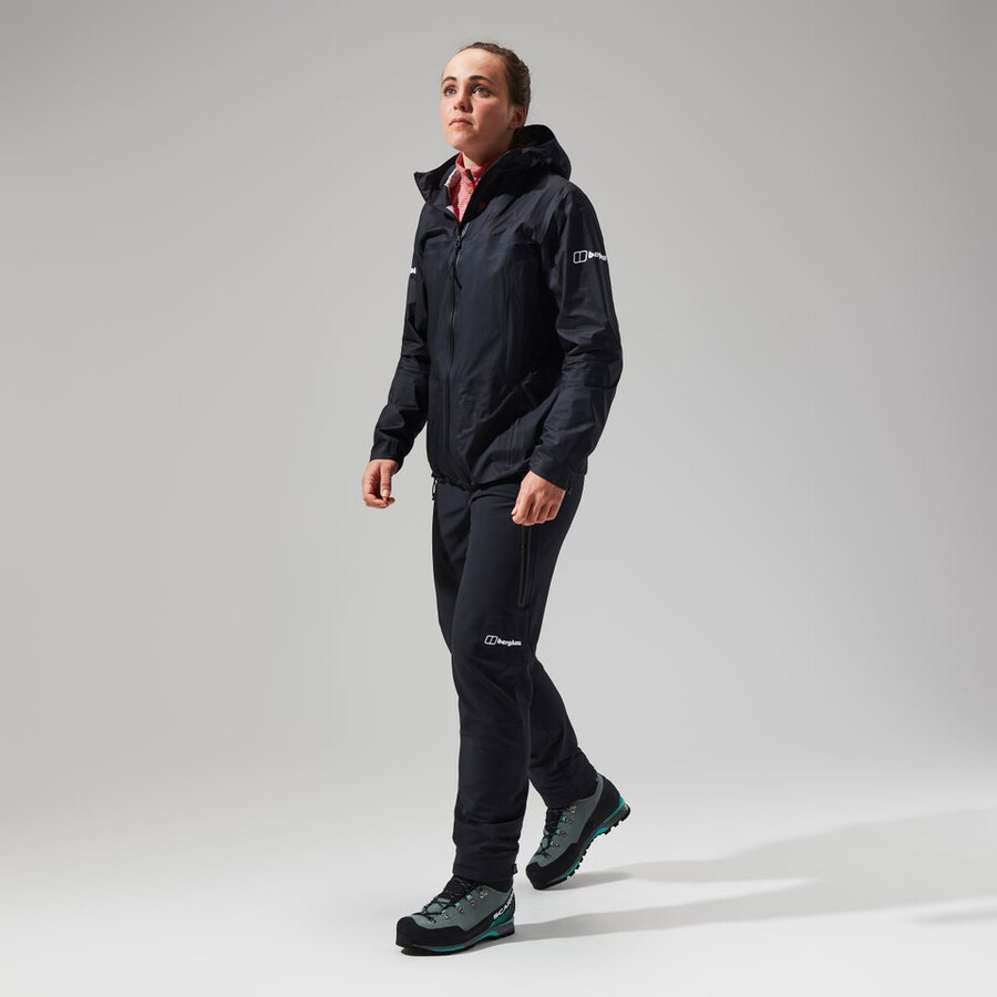 las mujeres del mtn guía de hyper alfa chaqueta - negro berghaus