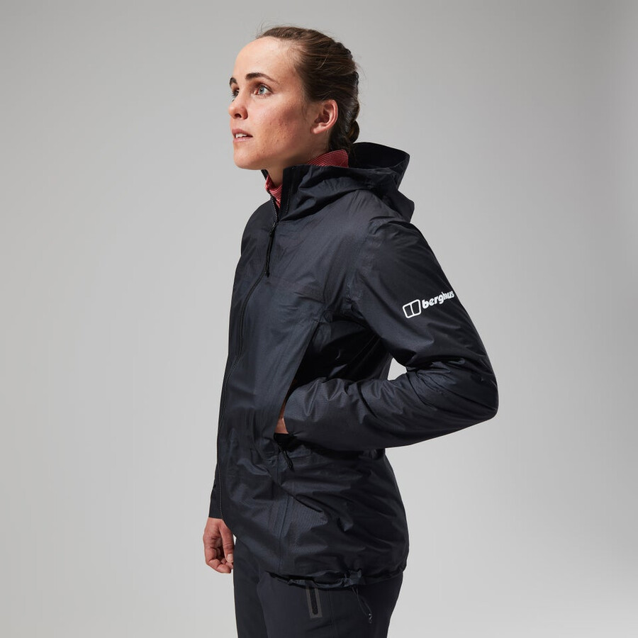 las mujeres del mtn guía de hyper alfa chaqueta - negro berghaus