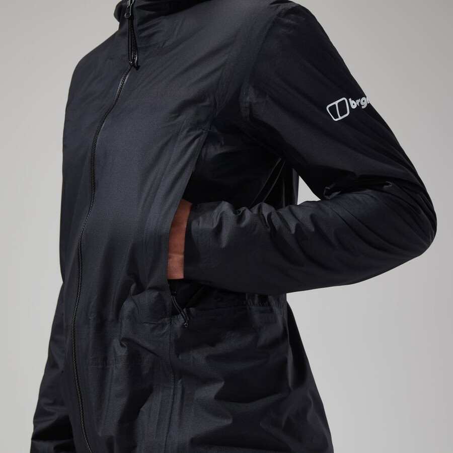 las mujeres del mtn guía de hyper alfa chaqueta - negro berghaus