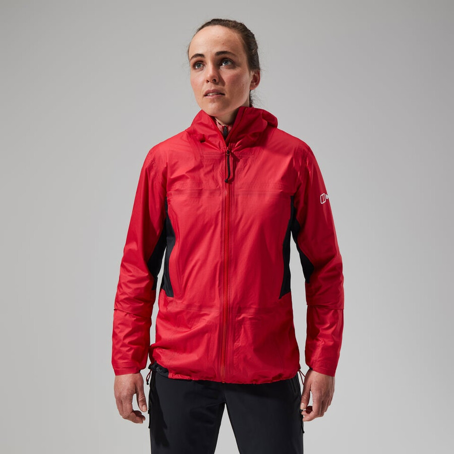 las mujeres del mtn guía de hyper alfa chaqueta - rojonegro berghaus