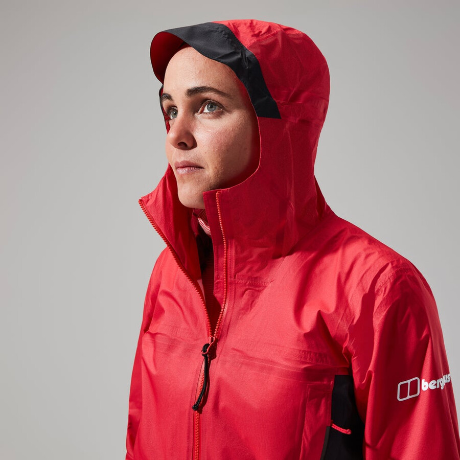 las mujeres del mtn guía de hyper alfa chaqueta - rojonegro berghaus