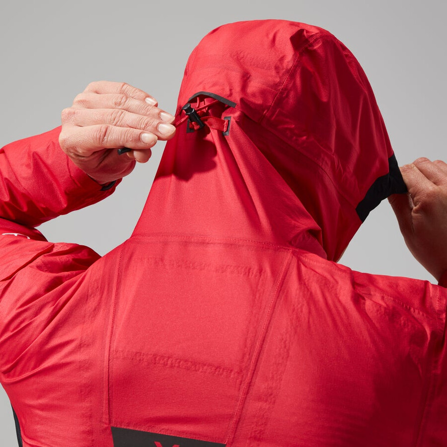 las mujeres del mtn guía de hyper alfa chaqueta - rojonegro berghaus