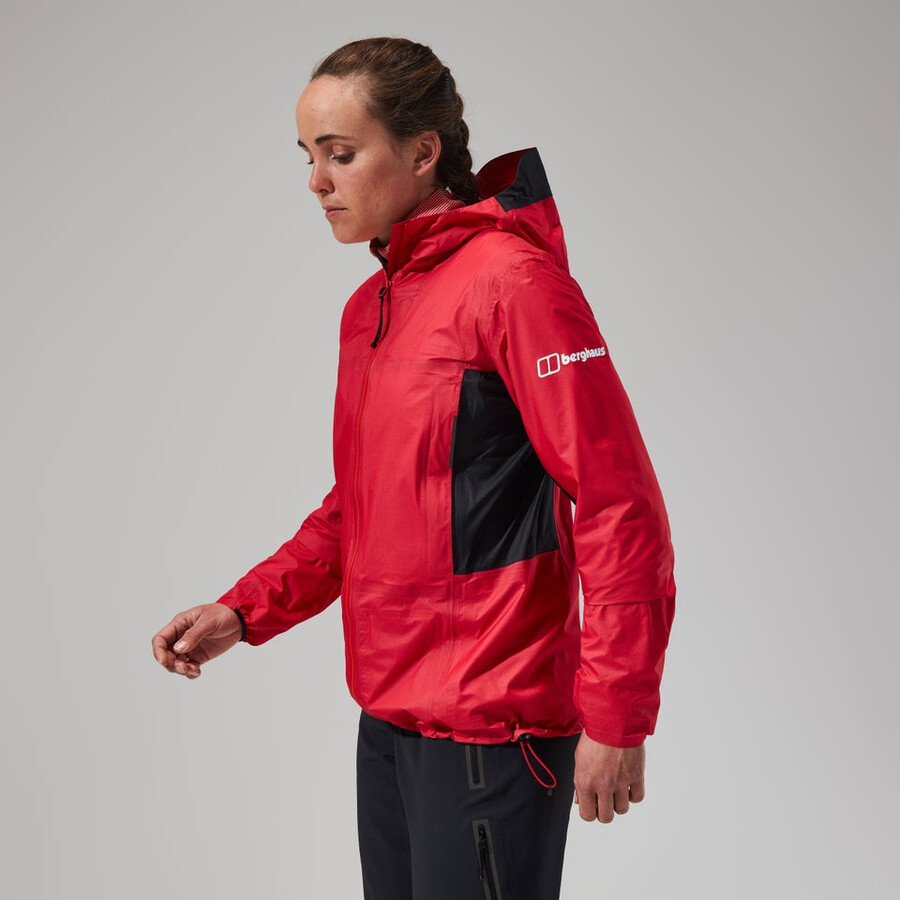 las mujeres del mtn guía de hyper alfa chaqueta - rojonegro berghaus