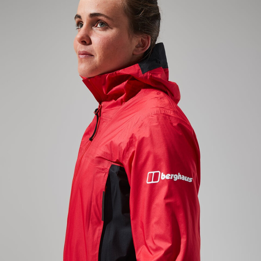 las mujeres del mtn guía de hyper alfa chaqueta - rojonegro berghaus
