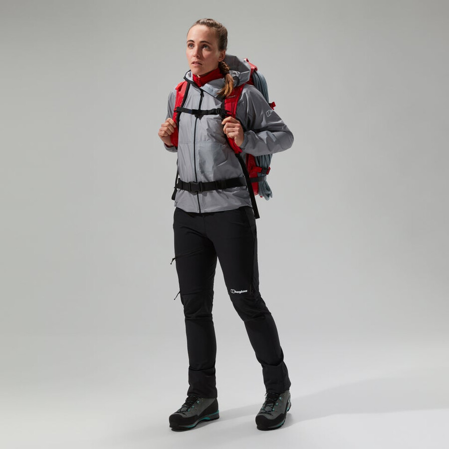 las mujeres del mtn guía de hyper lt chaqueta gris berghaus