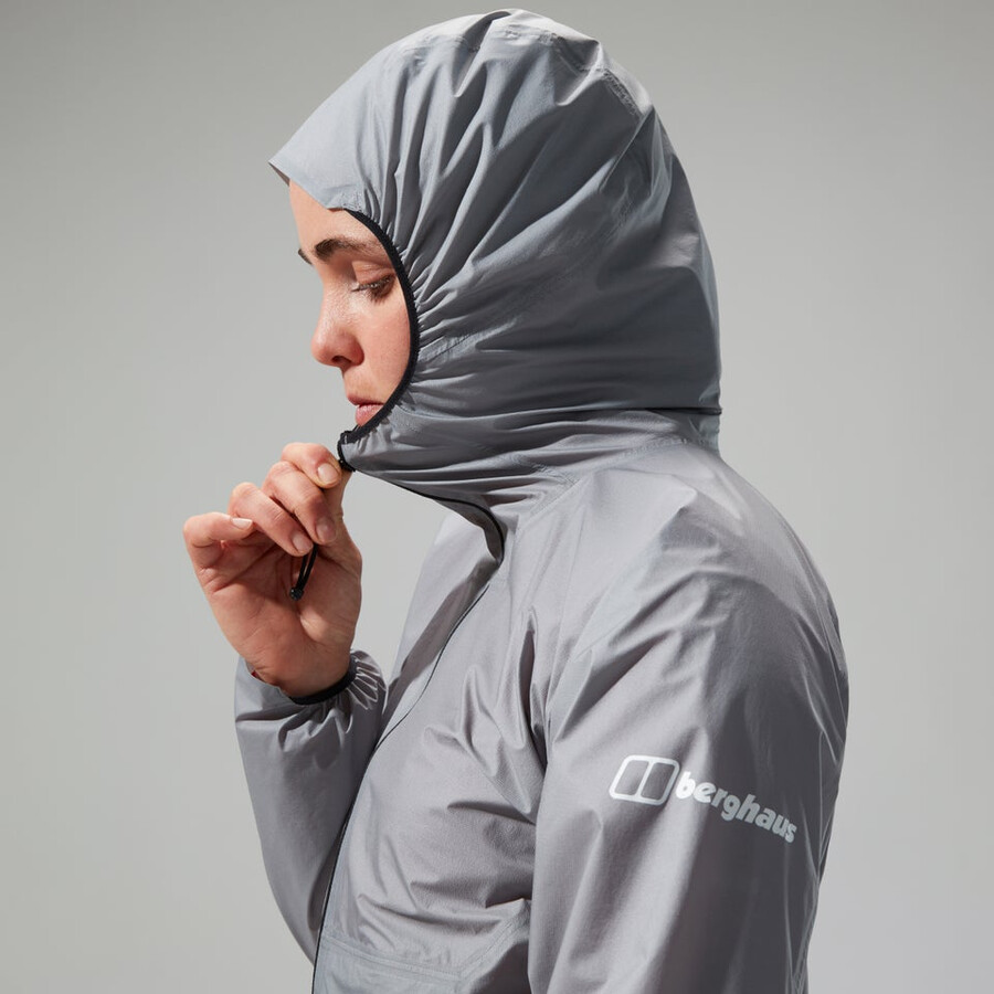 las mujeres del mtn guía de hyper lt chaqueta gris berghaus
