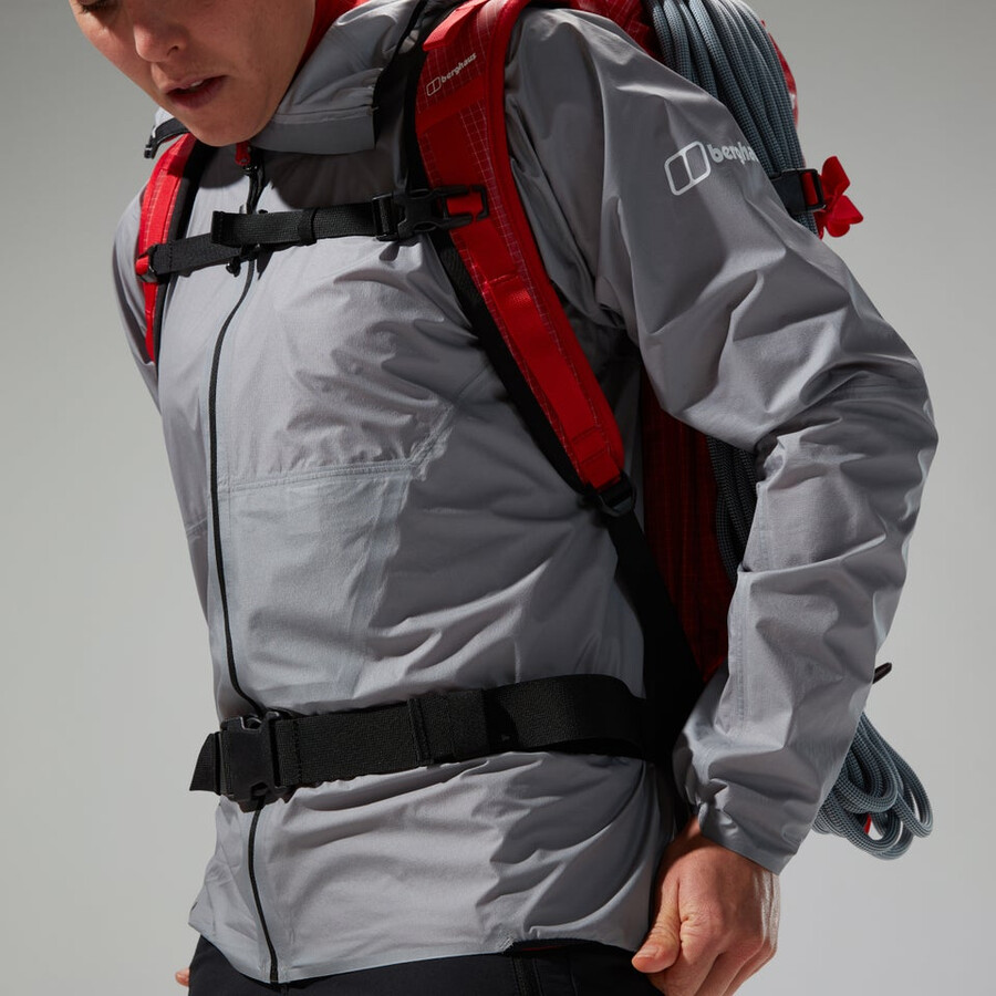 las mujeres del mtn guía de hyper lt chaqueta gris berghaus