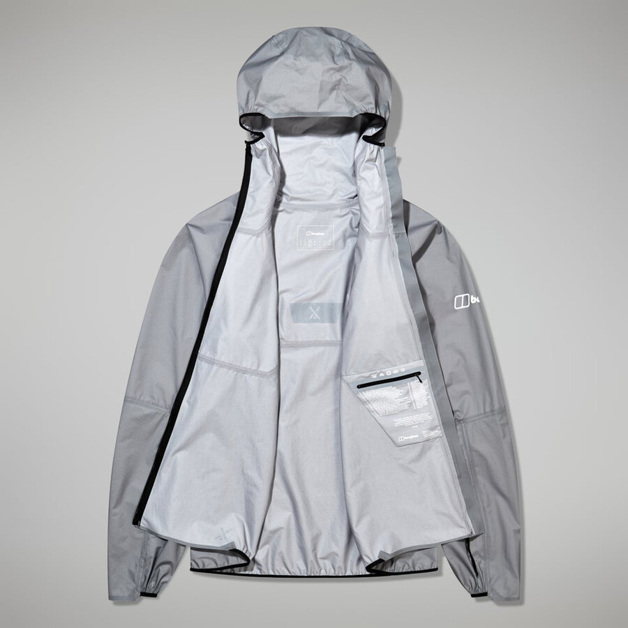las mujeres del mtn guía de hyper lt chaqueta gris berghaus