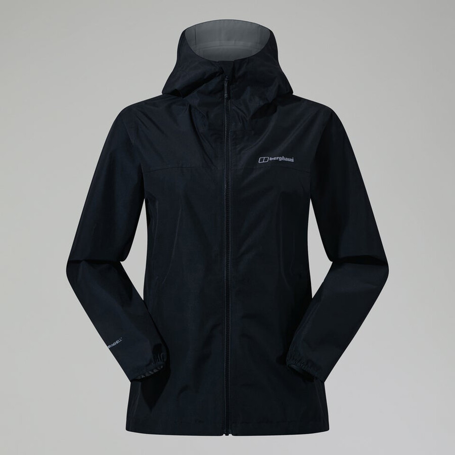 las mujeres del diluvio pro 3.0 chaqueta impermeable - negro berghaus