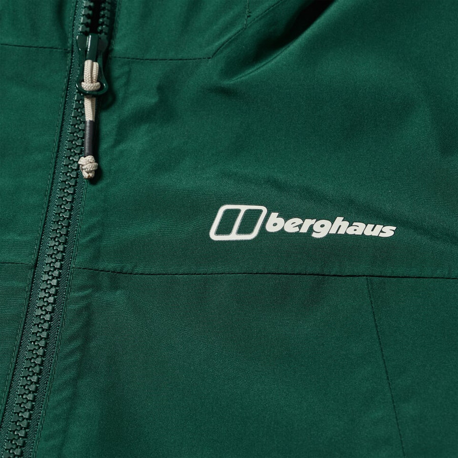 las mujeres del diluvio pro 3.0 impermeable chaqueta - verde berghaus