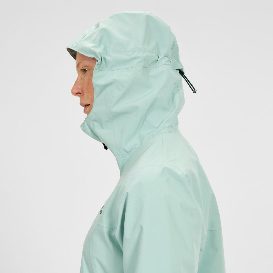 las mujeres del diluvio pro 3.0 impermeable chaqueta - verde berghaus