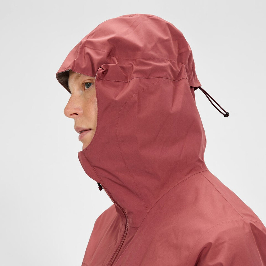 las mujeres del diluvio pro 3.0 chaqueta impermeable - rojo berghaus
