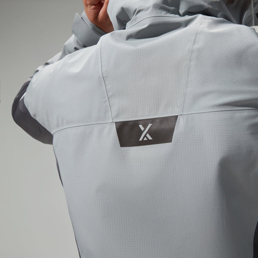 las mujeres del mtn guide alpine pro chaqueta de gore-tex - gris berghaus
