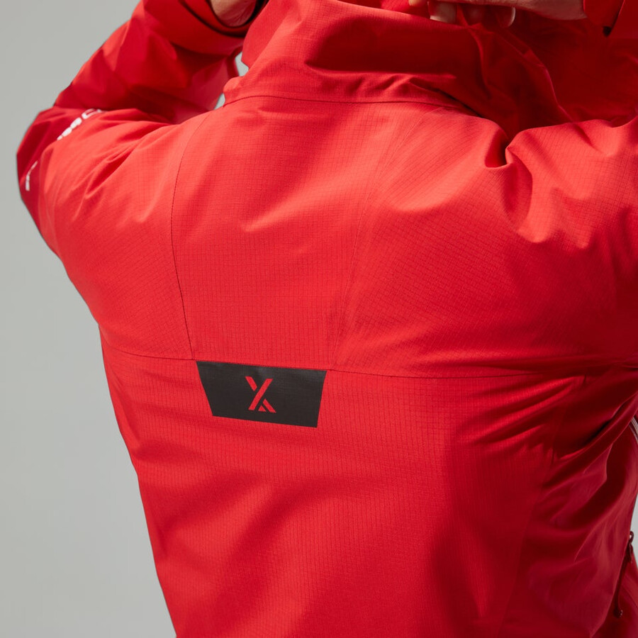 las mujeres del mtn guide alpine pro chaqueta de gore-tex - rojo berghaus