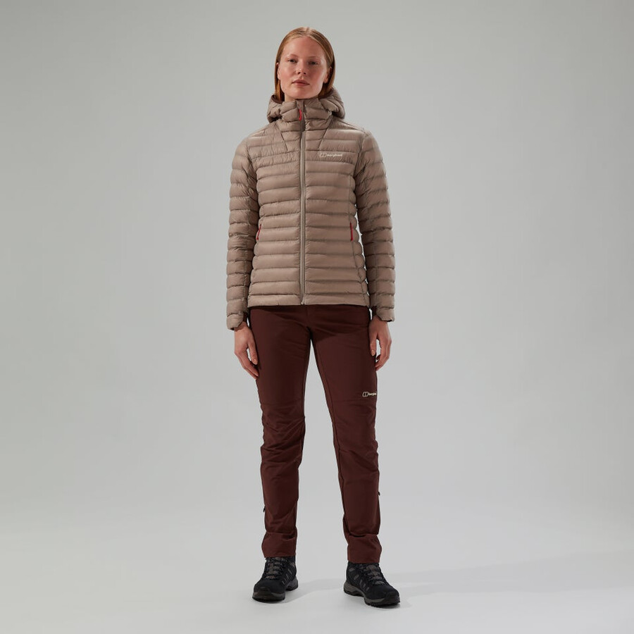 la mujer trail-nómada sintético chaqueta de aislamiento - marrón berghaus