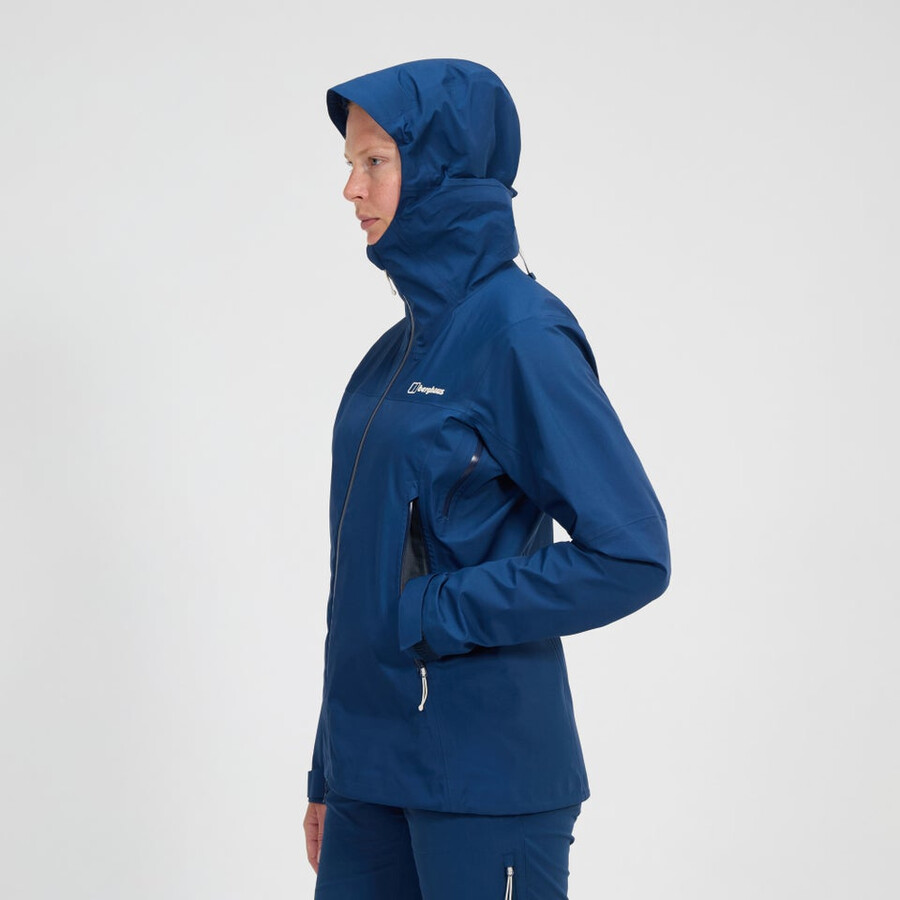 cumbre de mujeres buscador de la chaqueta de gore-tex - azul berghaus