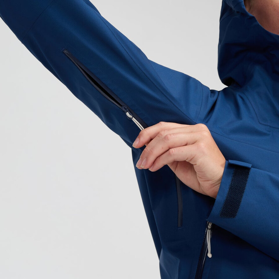 cumbre de mujeres buscador de la chaqueta de gore-tex - azul berghaus
