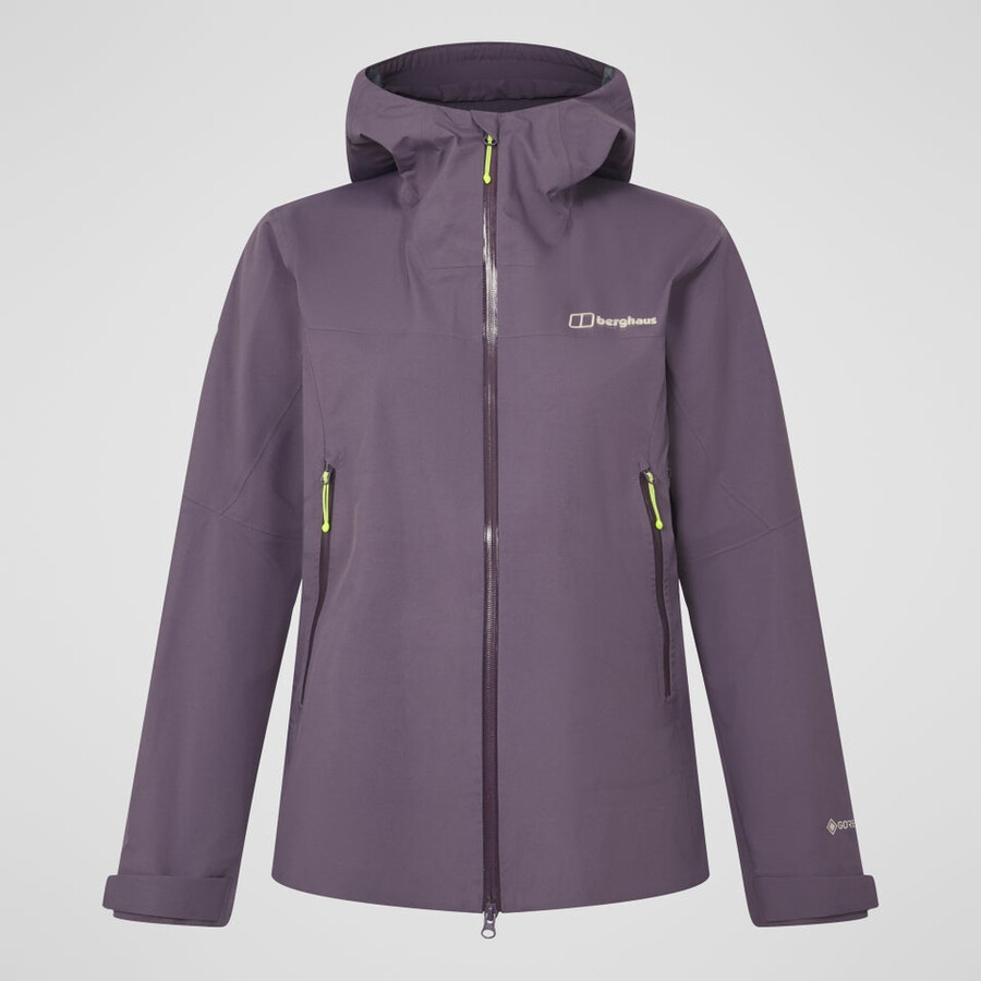 cumbre de mujeres buscador de la chaqueta de gore-tex - púrpura berghaus