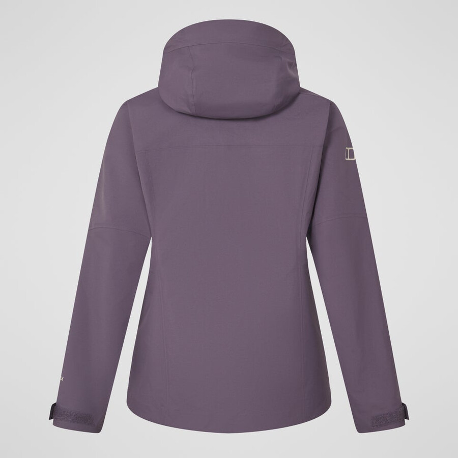 cumbre de mujeres buscador de la chaqueta de gore-tex - púrpura berghaus