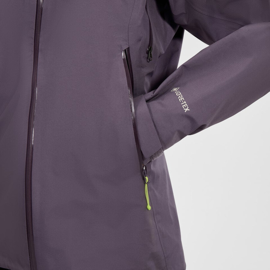 cumbre de mujeres buscador de la chaqueta de gore-tex - púrpura berghaus