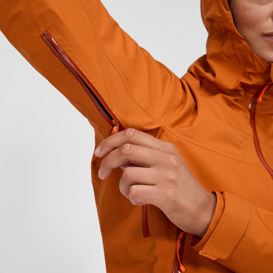 cumbre de mujeres buscador de la chaqueta de gore-tex - naranja berghaus