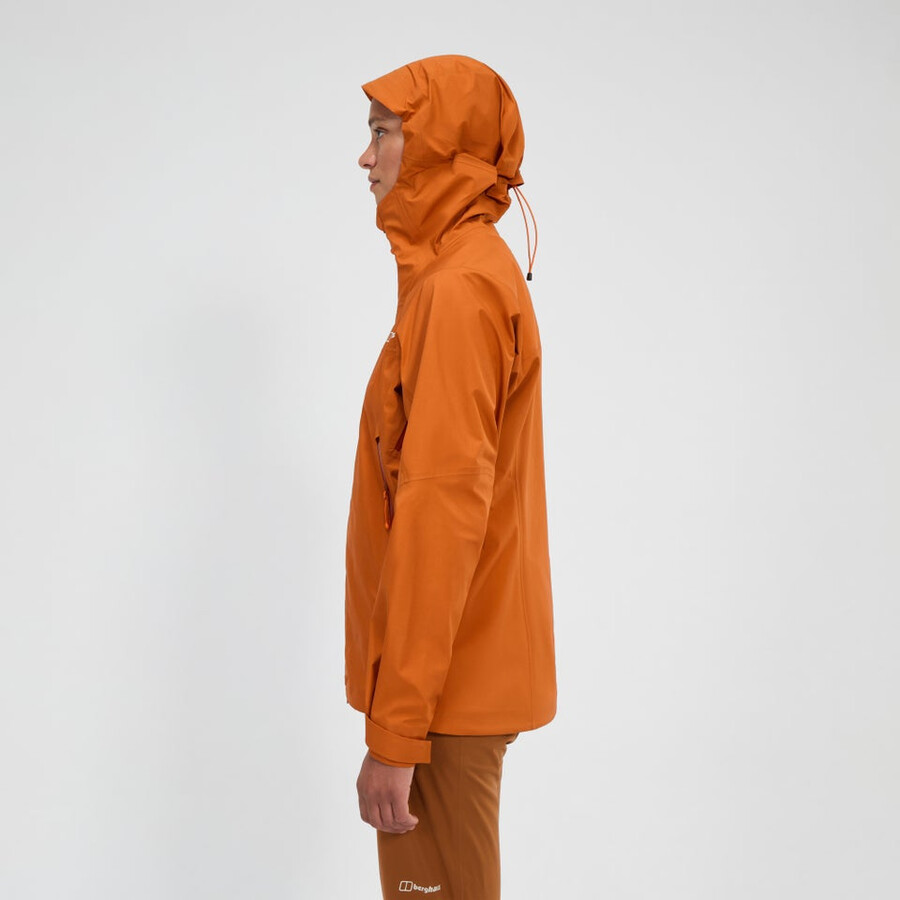 cumbre de mujeres buscador de la chaqueta de gore-tex - naranja berghaus